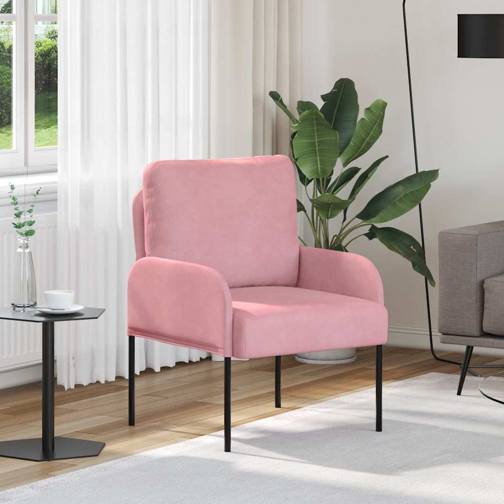 Divani con cuscino 55cm Rosa Legno compensato | homemem39