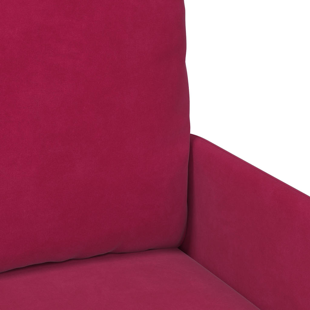 Divani con cuscino 55cm Rosso Vino Legno compensato | homemem39
