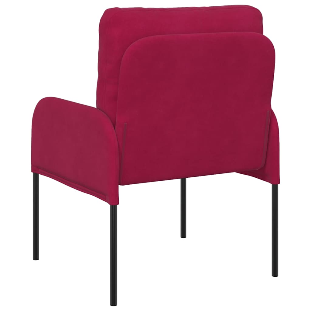 Divani con cuscino 55cm Rosso Vino Legno compensato | homemem39
