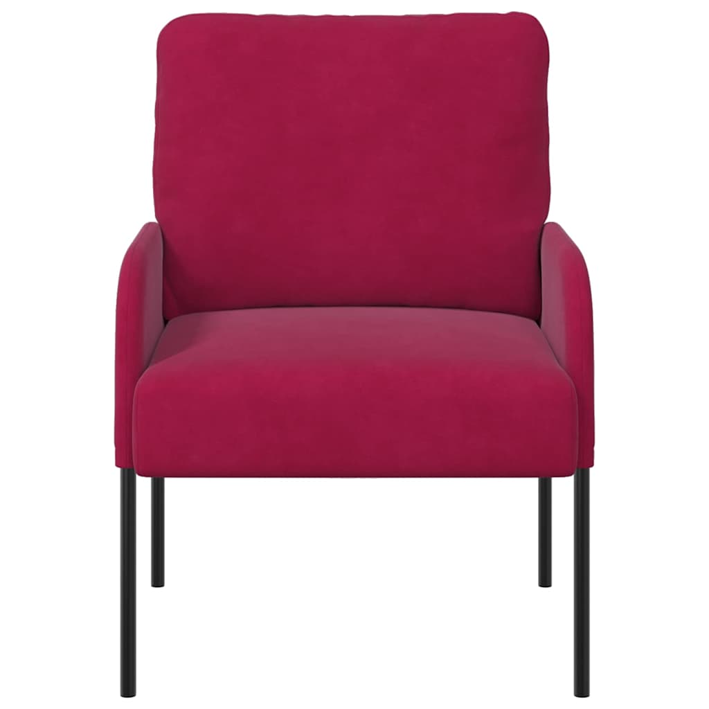 Divani con cuscino 55cm Rosso Vino Legno compensato | homemem39