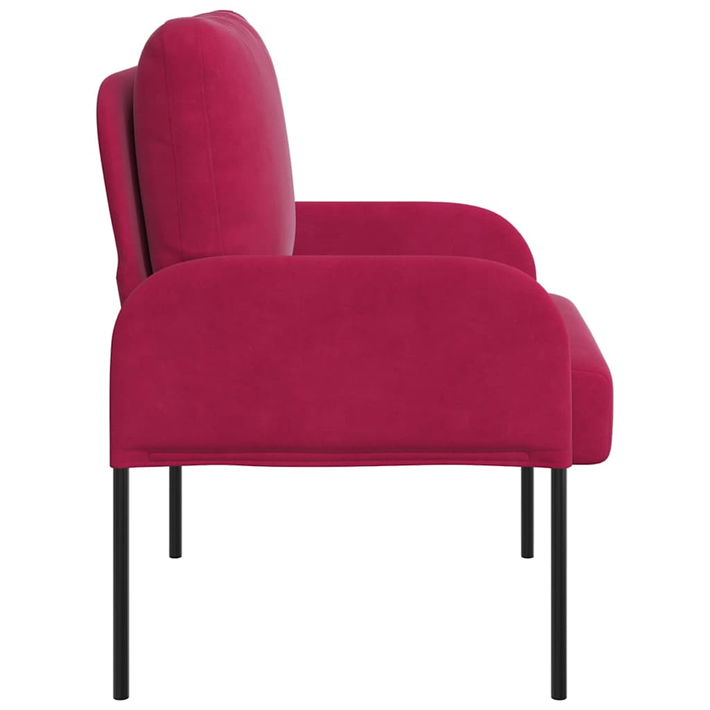 Divani con cuscino 55cm Rosso Vino Legno compensato | homemem39