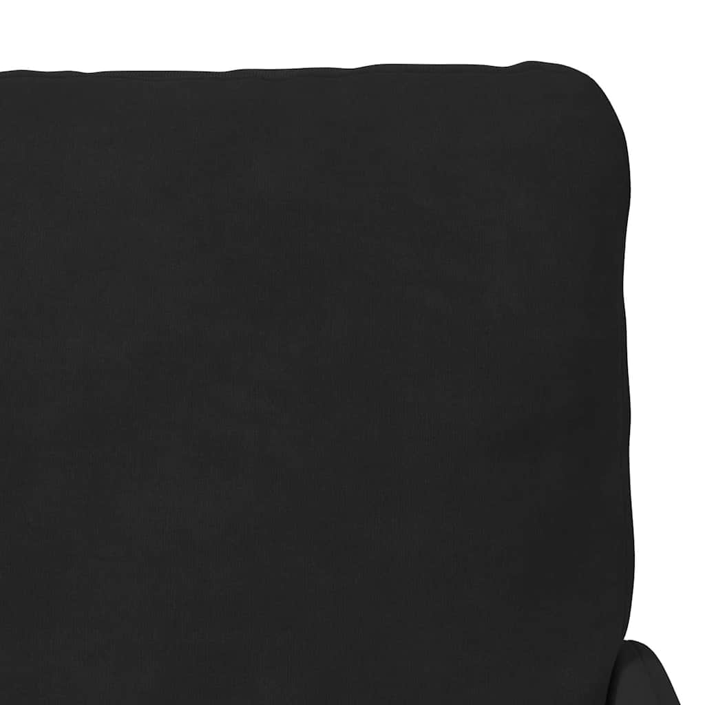 Divani con cuscino 55cm Nero Legno compensato | homemem39