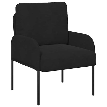 Divani con cuscino 55cm Nero Legno compensato | homemem39
