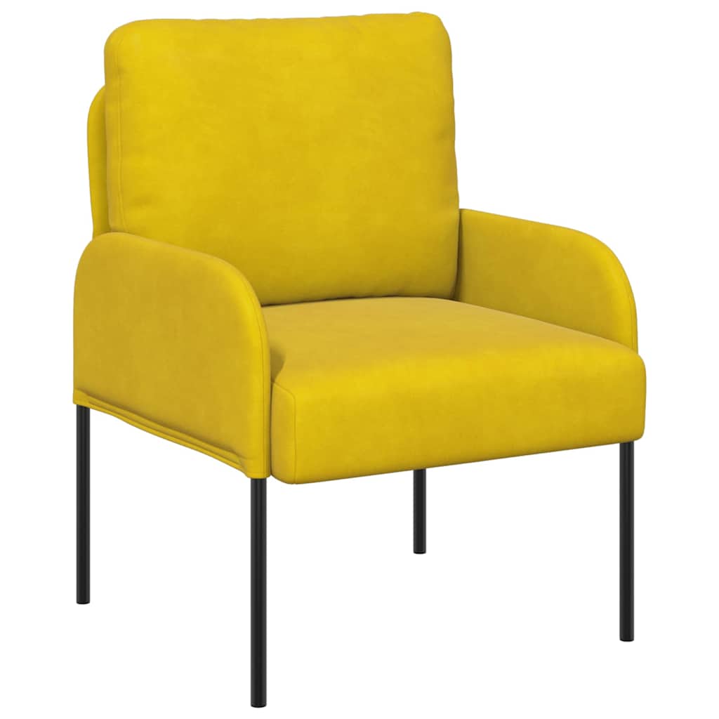 Divani con cuscino 55cm Giallo Legno compensato | homemem39
