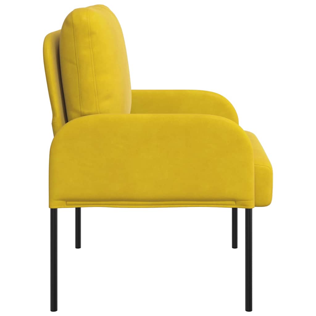 Divani con cuscino 55cm Giallo Legno compensato | homemem39