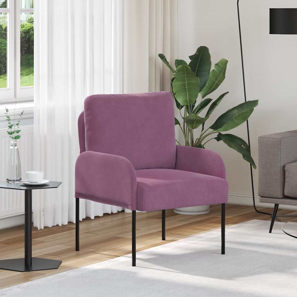 Divani con cuscino 55cm Viola Legno compensato | homemem39