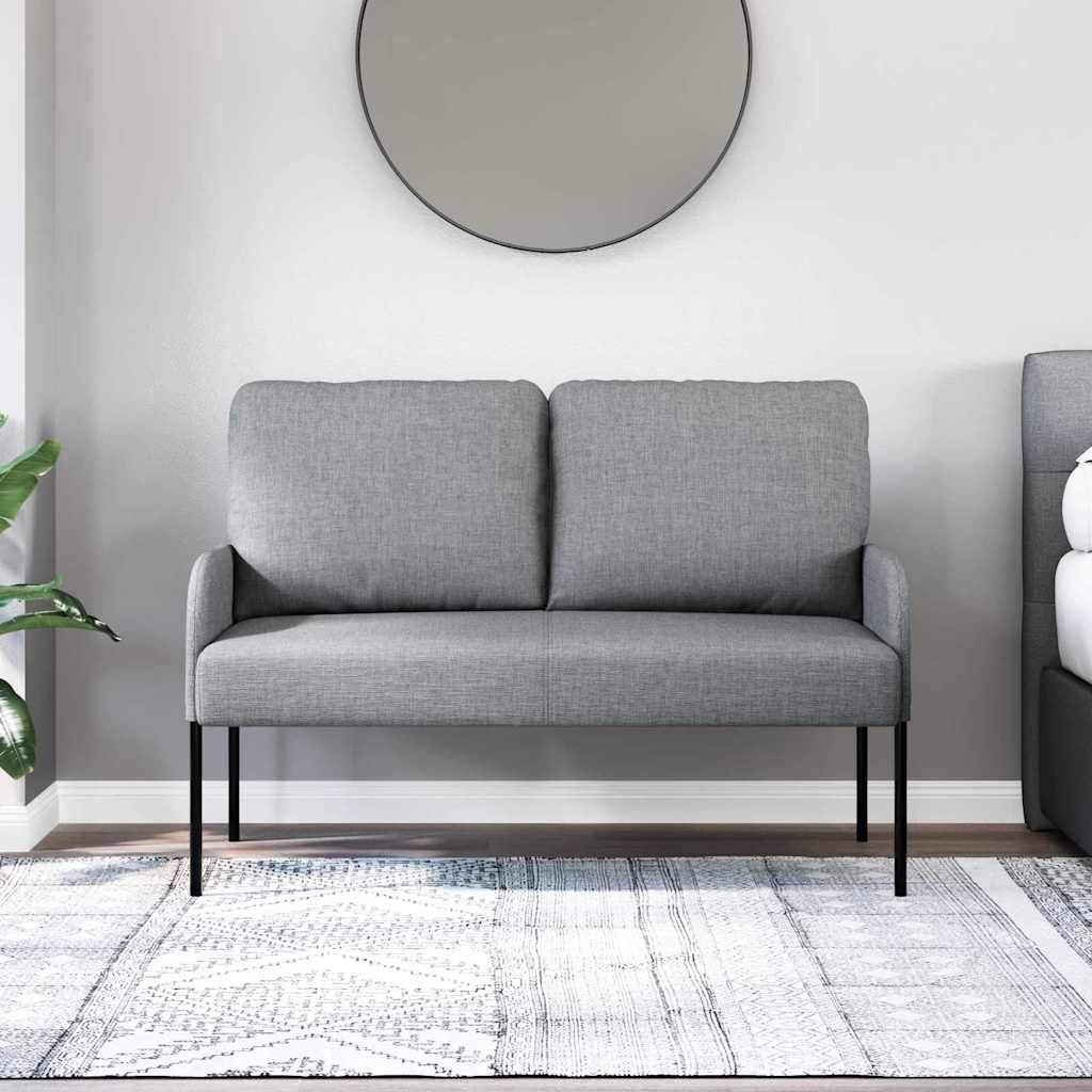 Divani con cuscino 110cm Grigio chiaro Legno compensato | homemem39