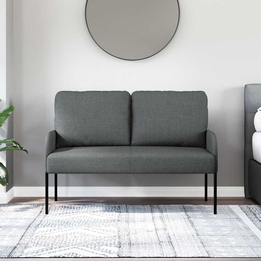 Divani con cuscino 110cm Grigio scuro Legno compensato | homemem39