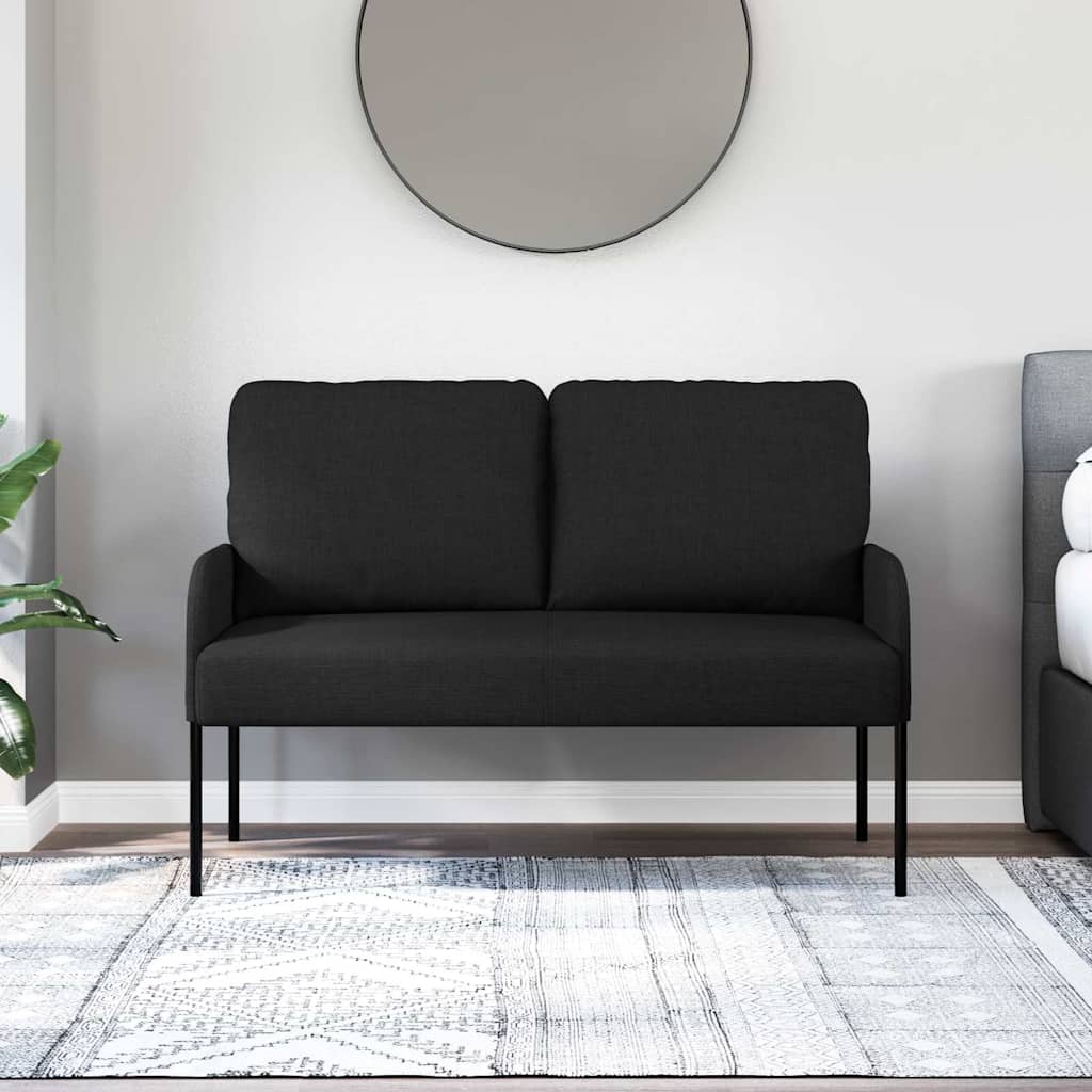 Divani con cuscino 110cm Nero Legno compensato | homemem39