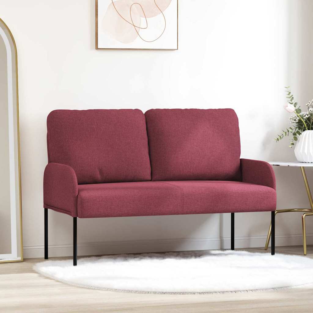 Divani con cuscino 110cm Rosso Vino Legno compensato | homemem39