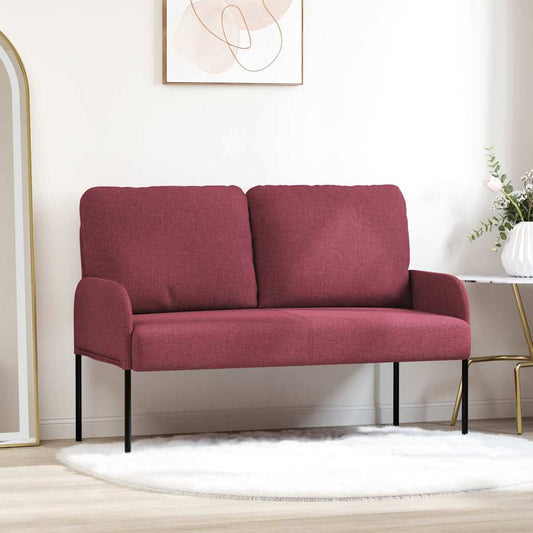 Divani con cuscino 110cm Rosso Vino Legno compensato | homemem39