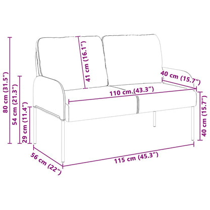 Divani con cuscino 110cm Talpa Legno compensato | homemem39