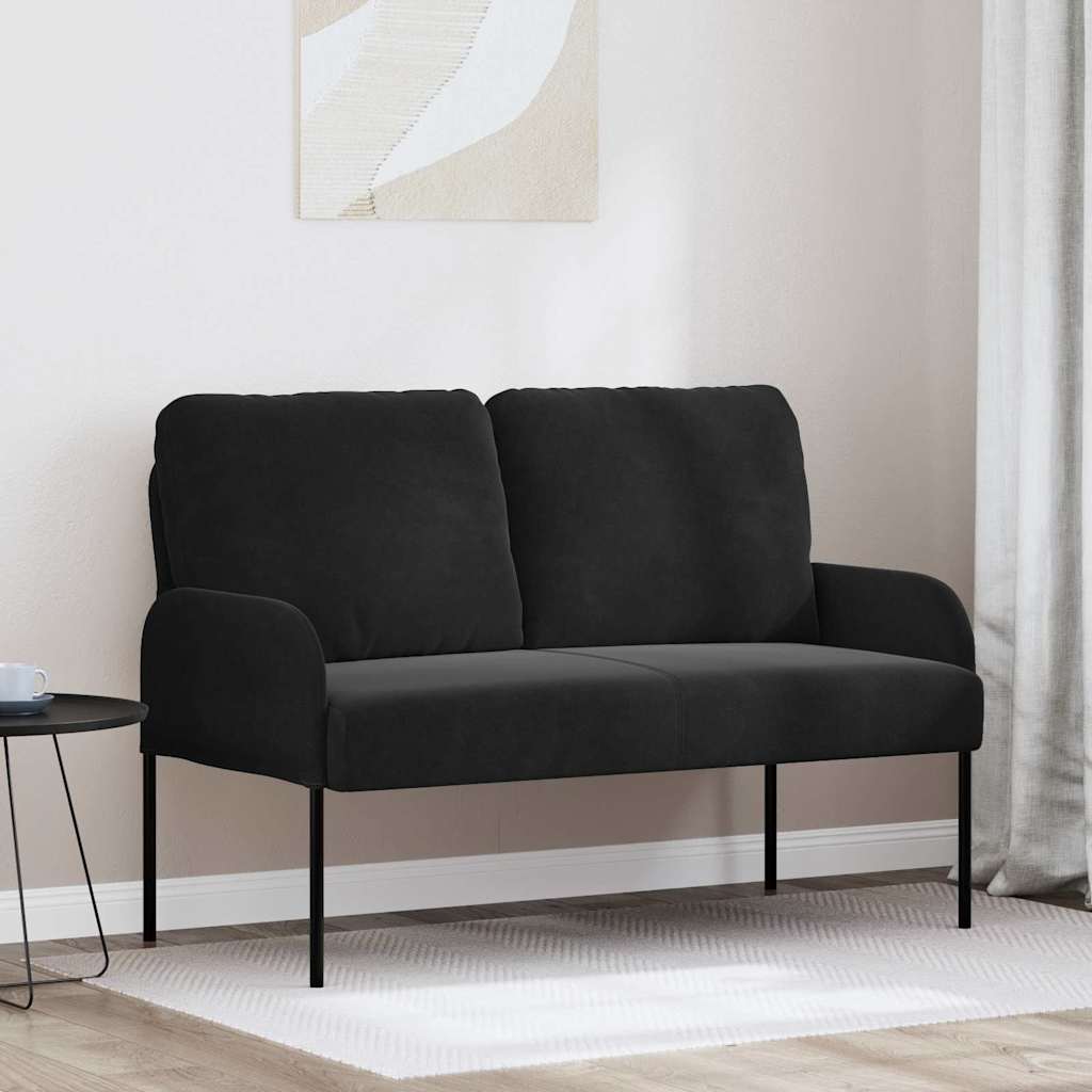 Divani con cuscino 110cm Nero Legno compensato | homemem39