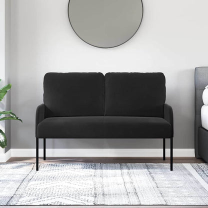Divani con cuscino 110cm Nero Legno compensato | homemem39