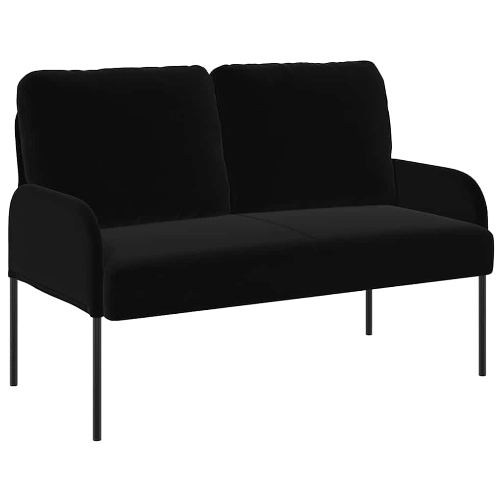 Divani con cuscino 110cm Nero Legno compensato | homemem39