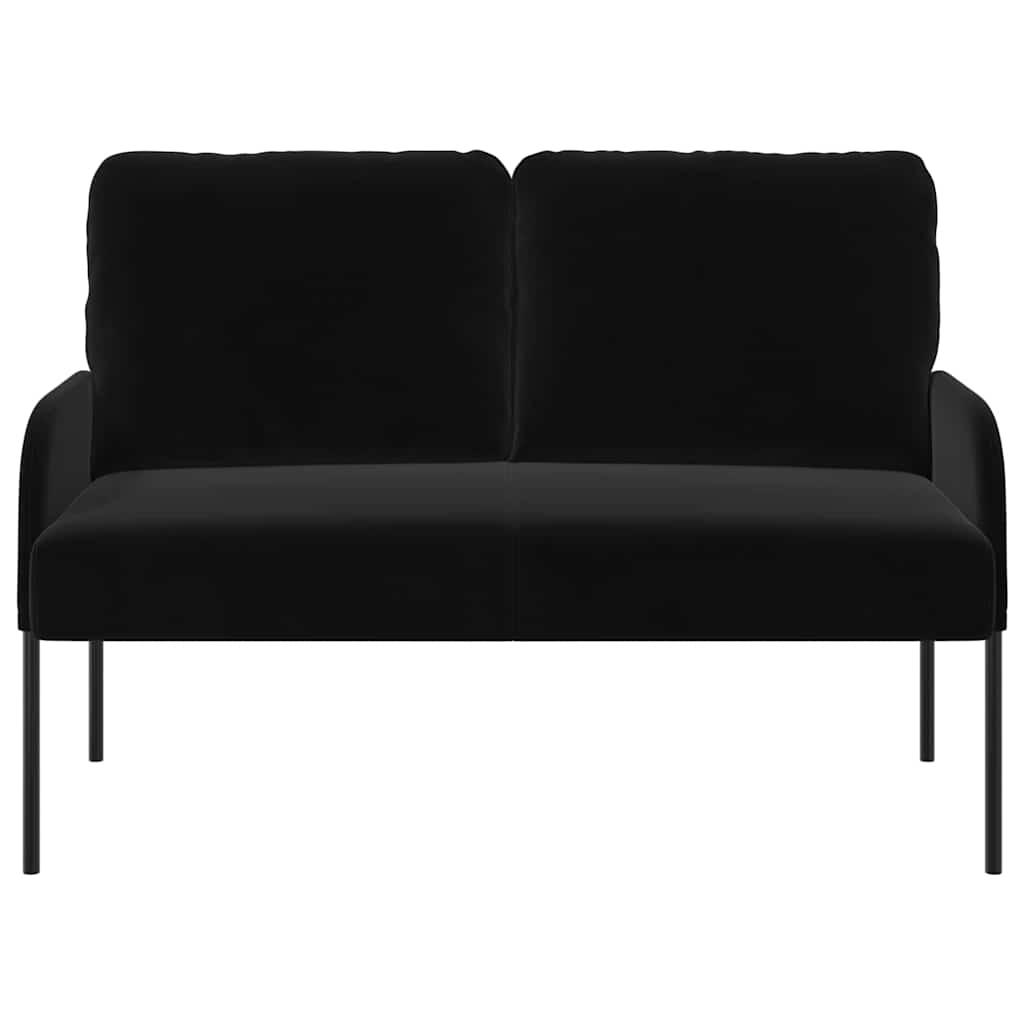 Divani con cuscino 110cm Nero Legno compensato | homemem39