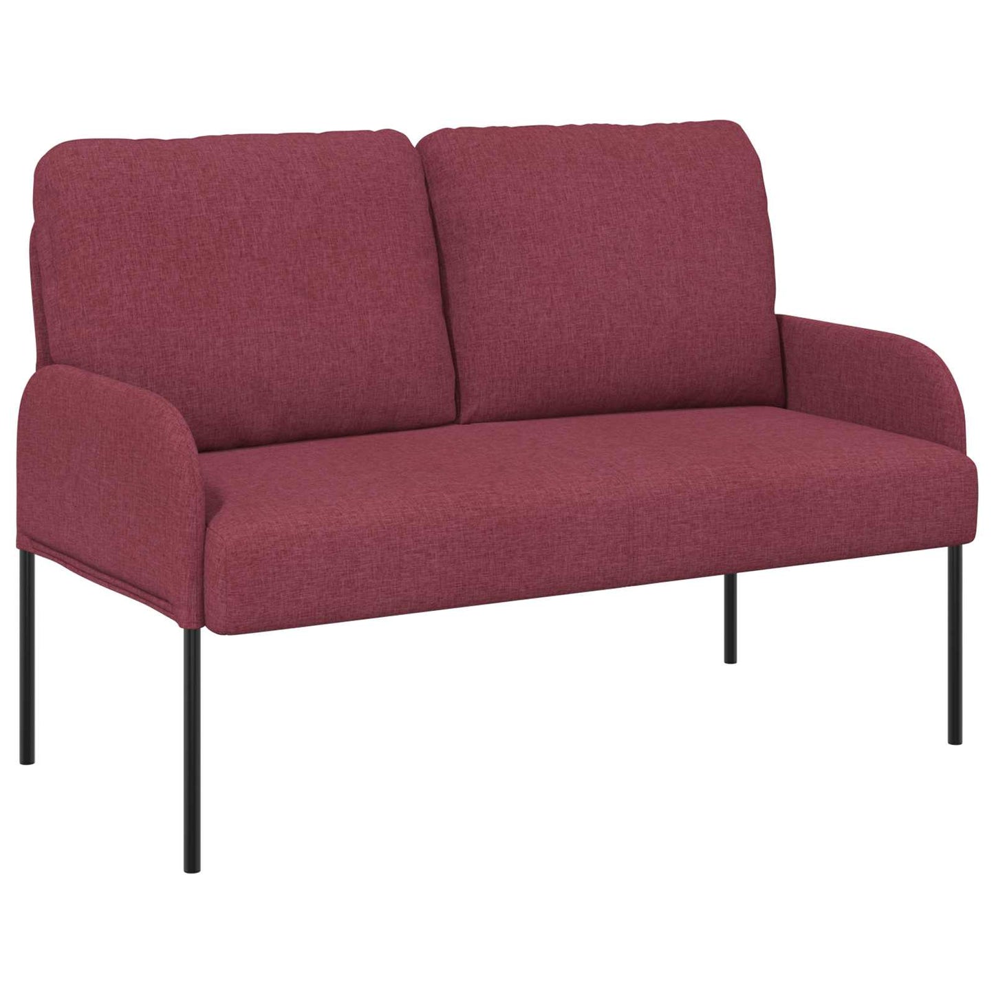 Set divani 3 pcs Rosso Vino 115 x 56 x 80 cm Legno compensato | homemem39