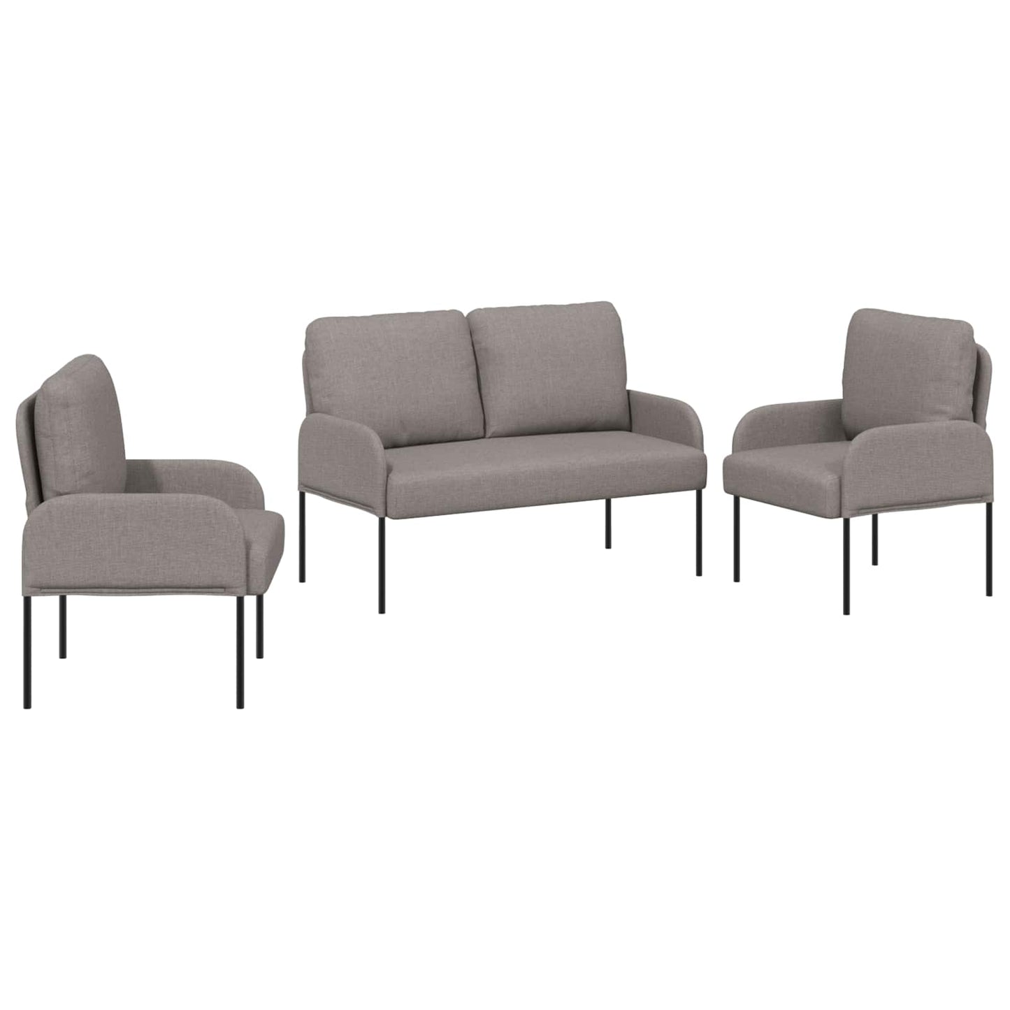 Set divani 3 pcs Talpa 115 x 56 x 80 cm Legno compensato | homemem39