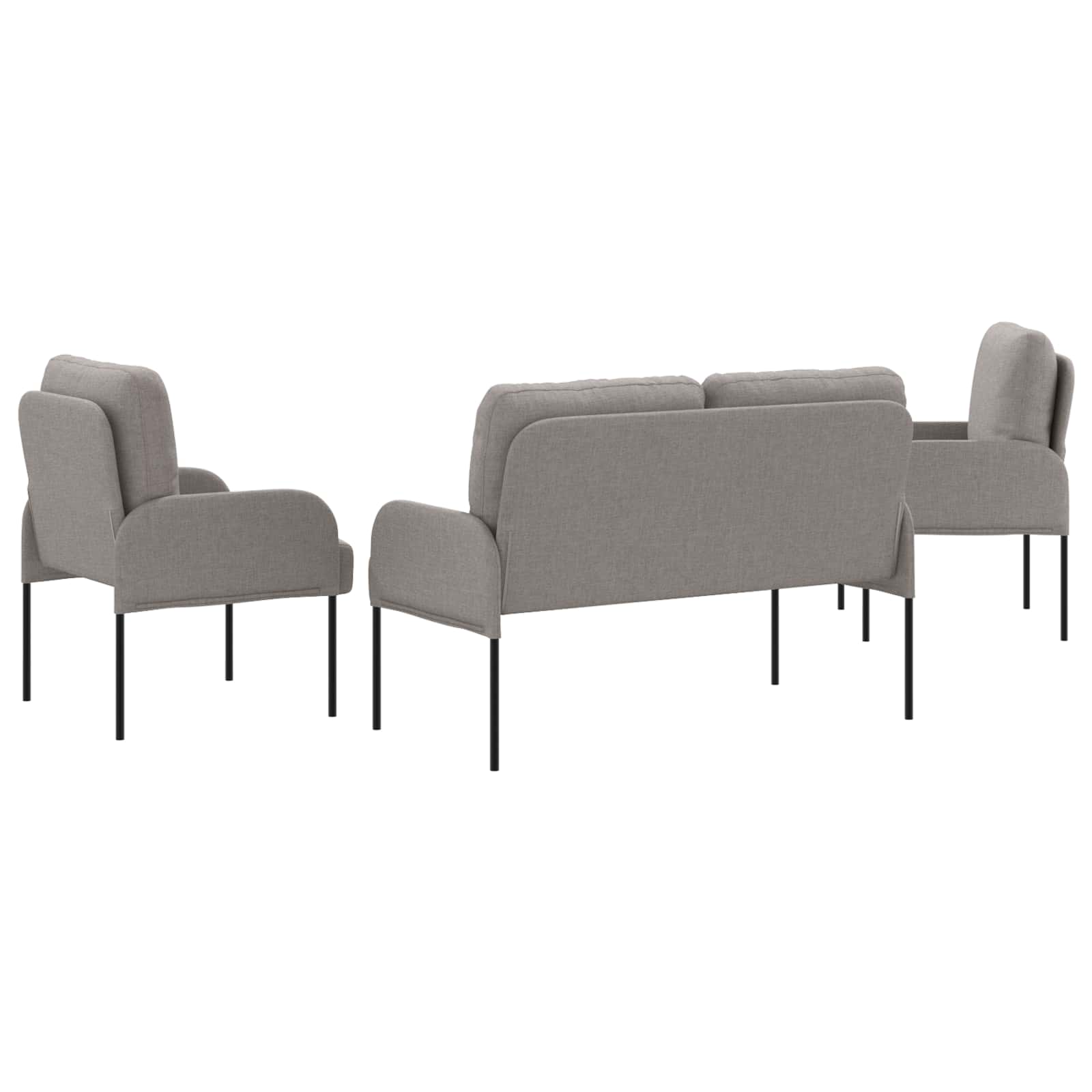 Set divani 3 pcs Talpa 115 x 56 x 80 cm Legno compensato | homemem39