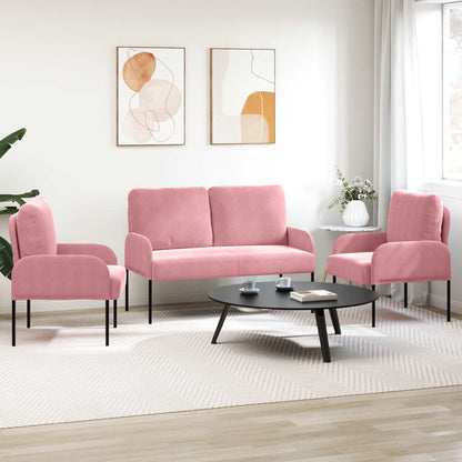 Set divani 3 pcs Rosa 115 x 56 x 80 cm Legno compensato | homemem39