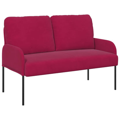 Set divani 3 pcs Rosso Vino 115 x 56 x 80 cm Legno compensato | homemem39
