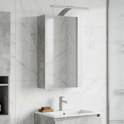 Mobiletto per specchio da bagno Grigio cemento | homemem39