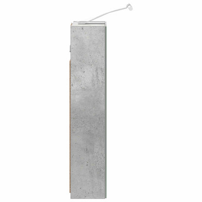 Mobiletto per specchio da bagno Grigio cemento | homemem39