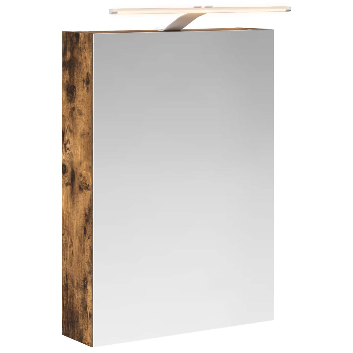 Mobiletto per specchio da bagno Rovere fumé 50 x 14,5 x 70 cm | homemem39