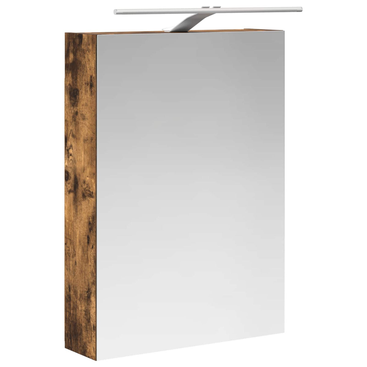 Mobiletto per specchio da bagno Rovere fumé 50 x 14,5 x 70 cm | homemem39