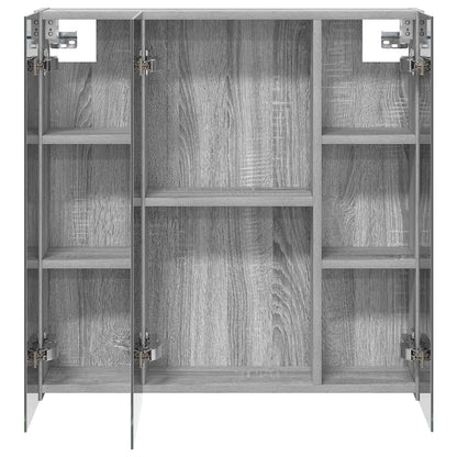 Mobiletto per specchio da bagno Grigio Sonoma 70 x 14,5 x 70 cm | homemem39