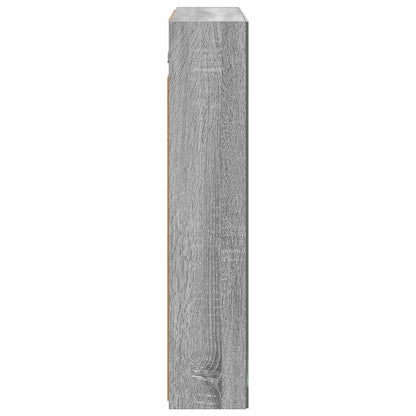 Mobiletto per specchio da bagno Grigio Sonoma 70 x 14,5 x 70 cm | homemem39