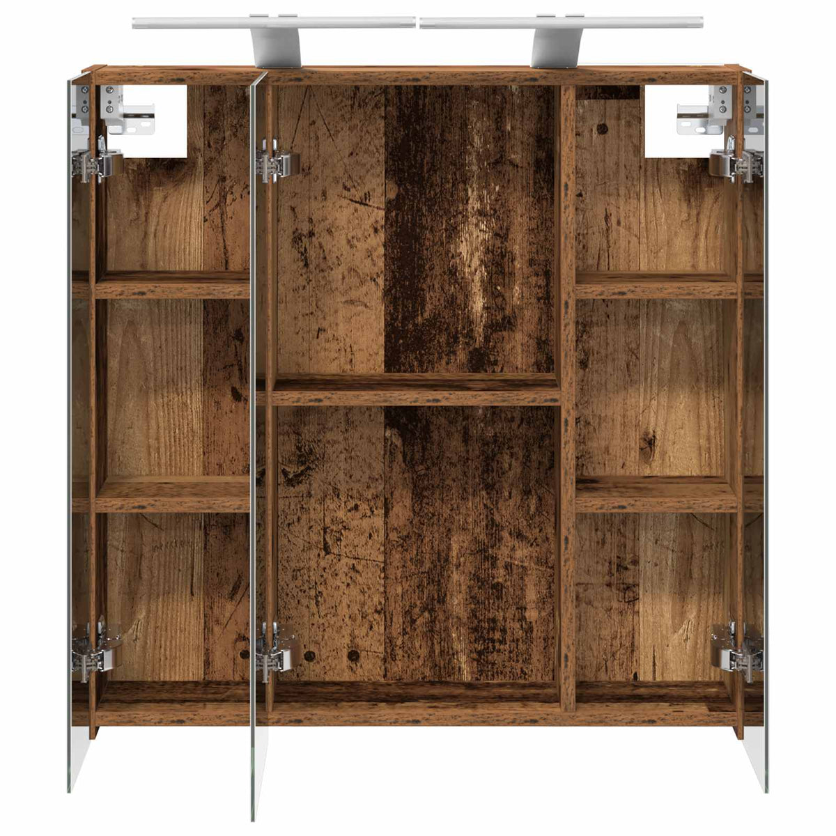 Mobiletto per specchio da bagno Legno vecchio 70 x 14,5 x 70 cm