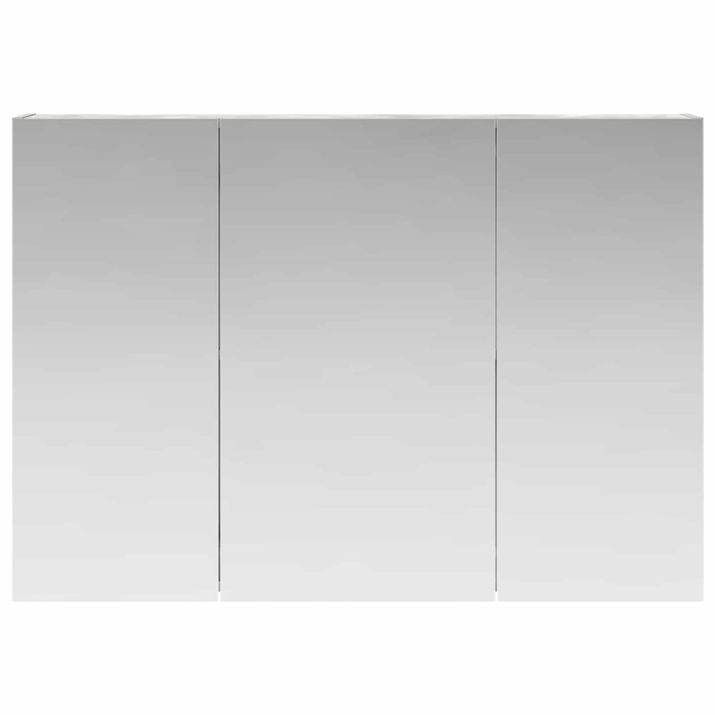 Mobiletto per specchio da bagno con lo scaffale Grigio cemento | homemem39