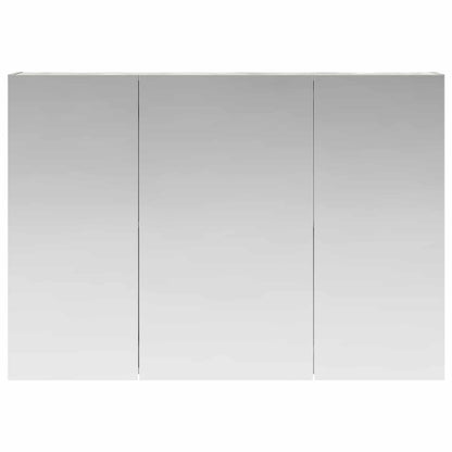 Mobiletto per specchio da bagno con lo scaffale Grigio cemento | homemem39