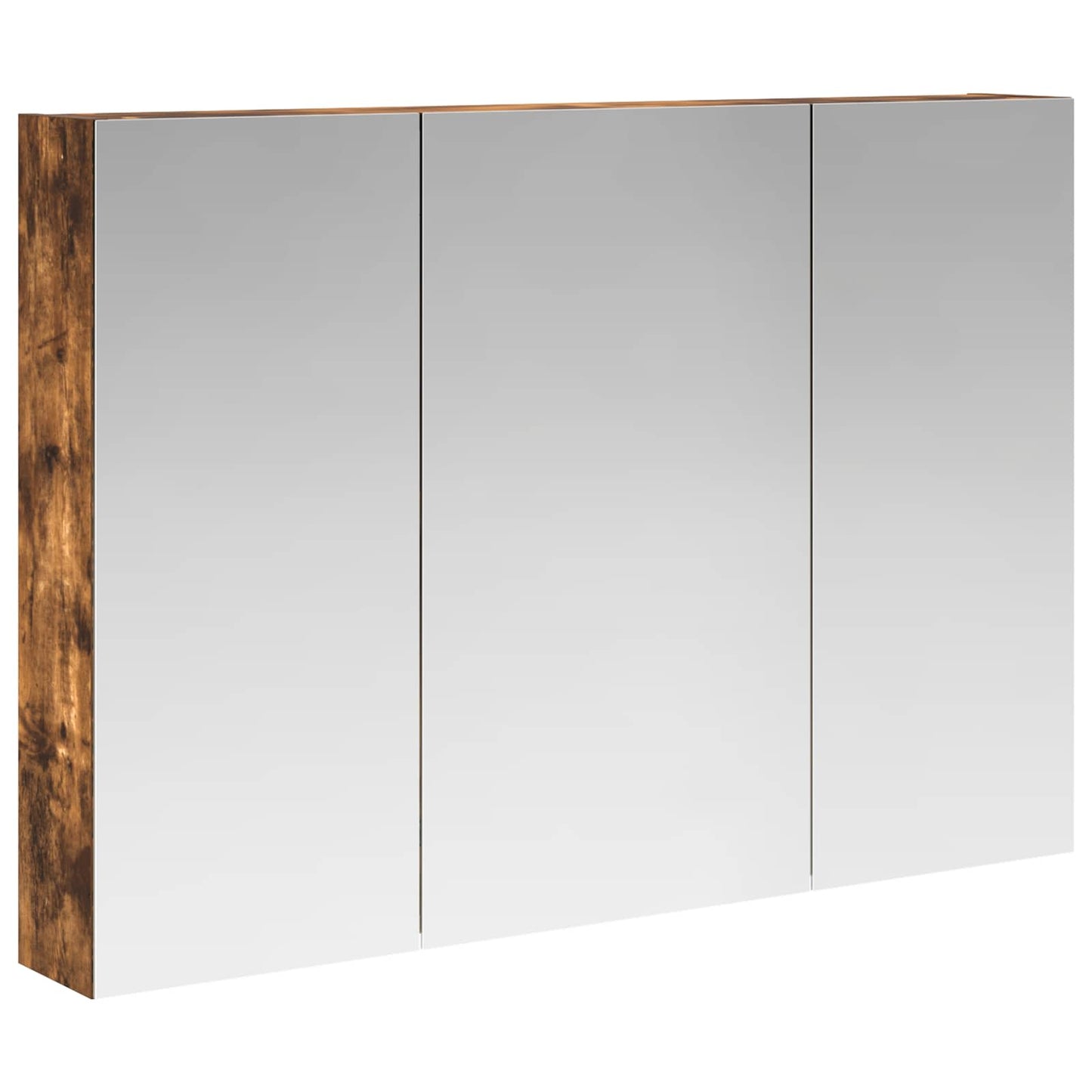 Mobiletto per specchio da bagno Rovere fumé 100 x 14,5 x 70 cm | homemem39