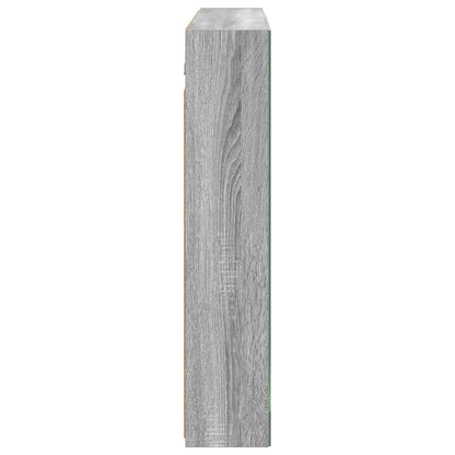 Mobiletto per specchio da bagno con lo scaffale Grigio Sonoma | homemem39