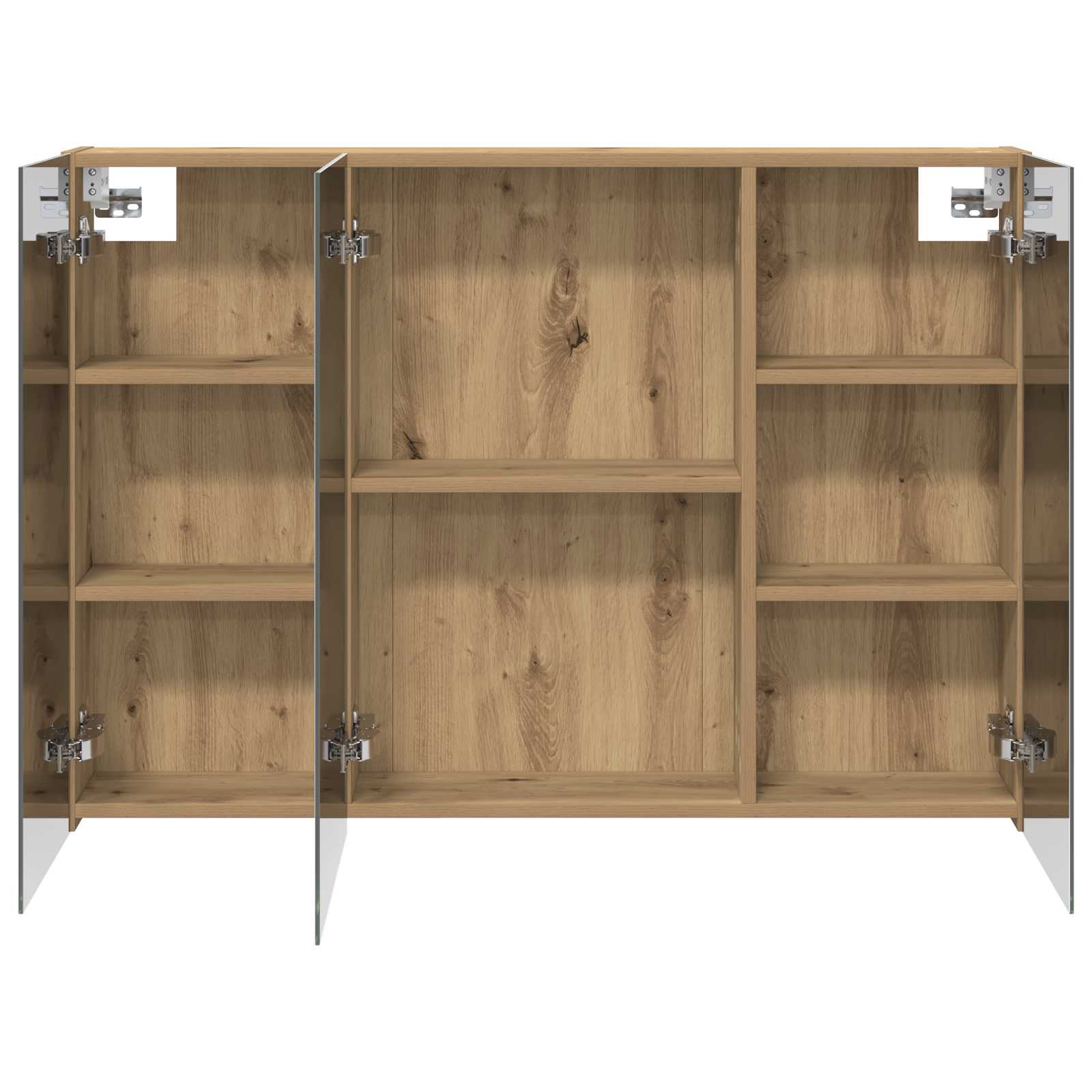 Mobiletto per specchio da bagno con porta Rovere Artigianale | homemem39