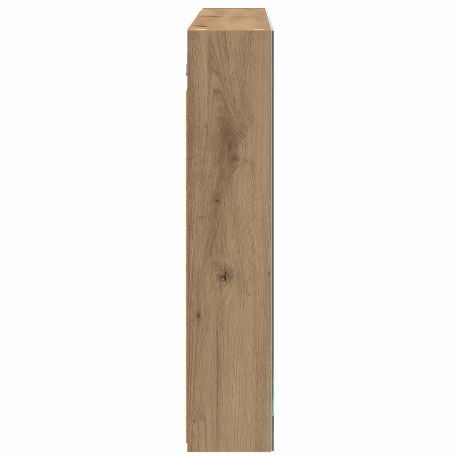 Mobiletto per specchio da bagno con porta Rovere Artigianale | homemem39