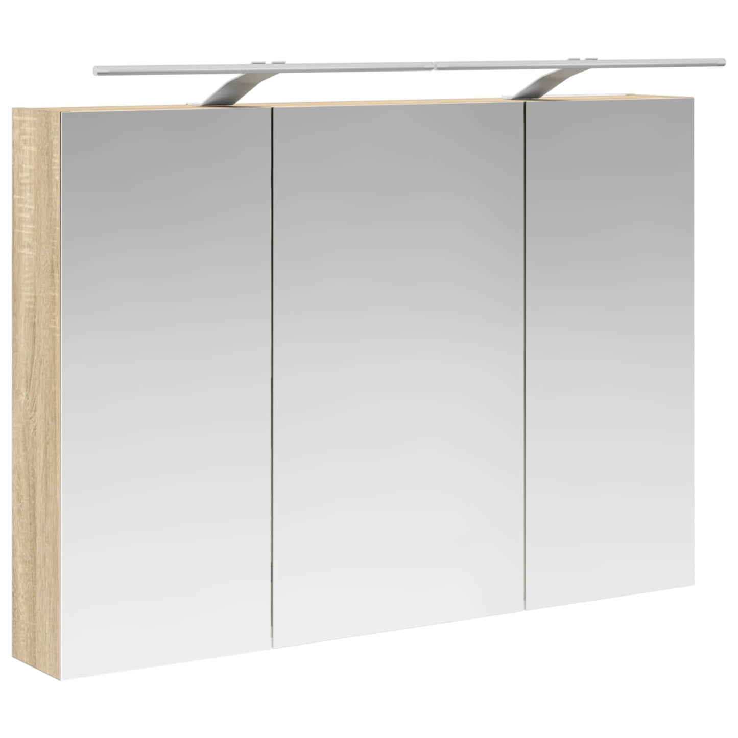 Mobiletto per specchio da bagno con lo scaffale Rovere Sonoma | homemem39