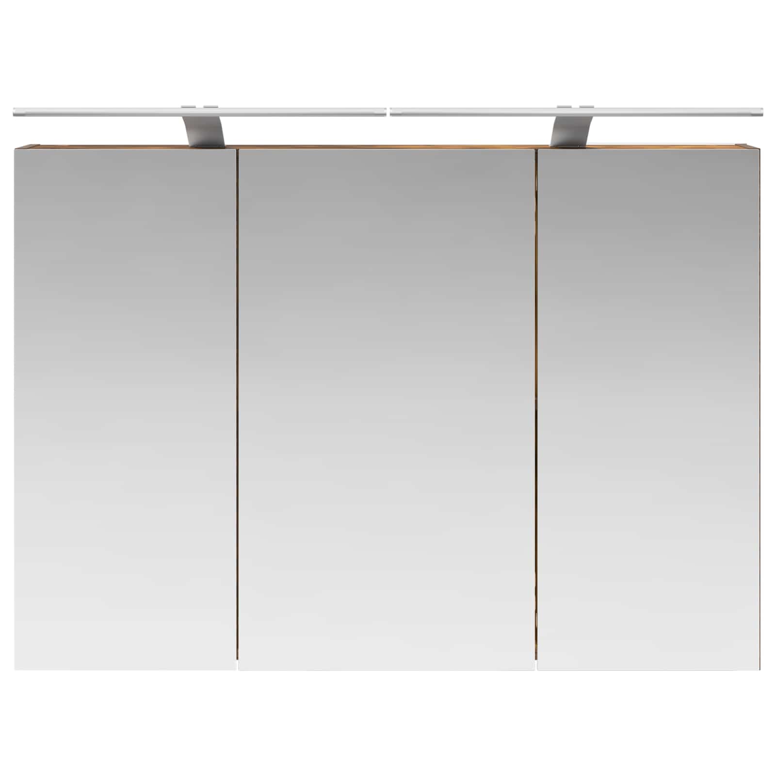 Mobiletto per specchio da bagno Rovere fumé 100 x 14,5 x 70 cm | homemem39