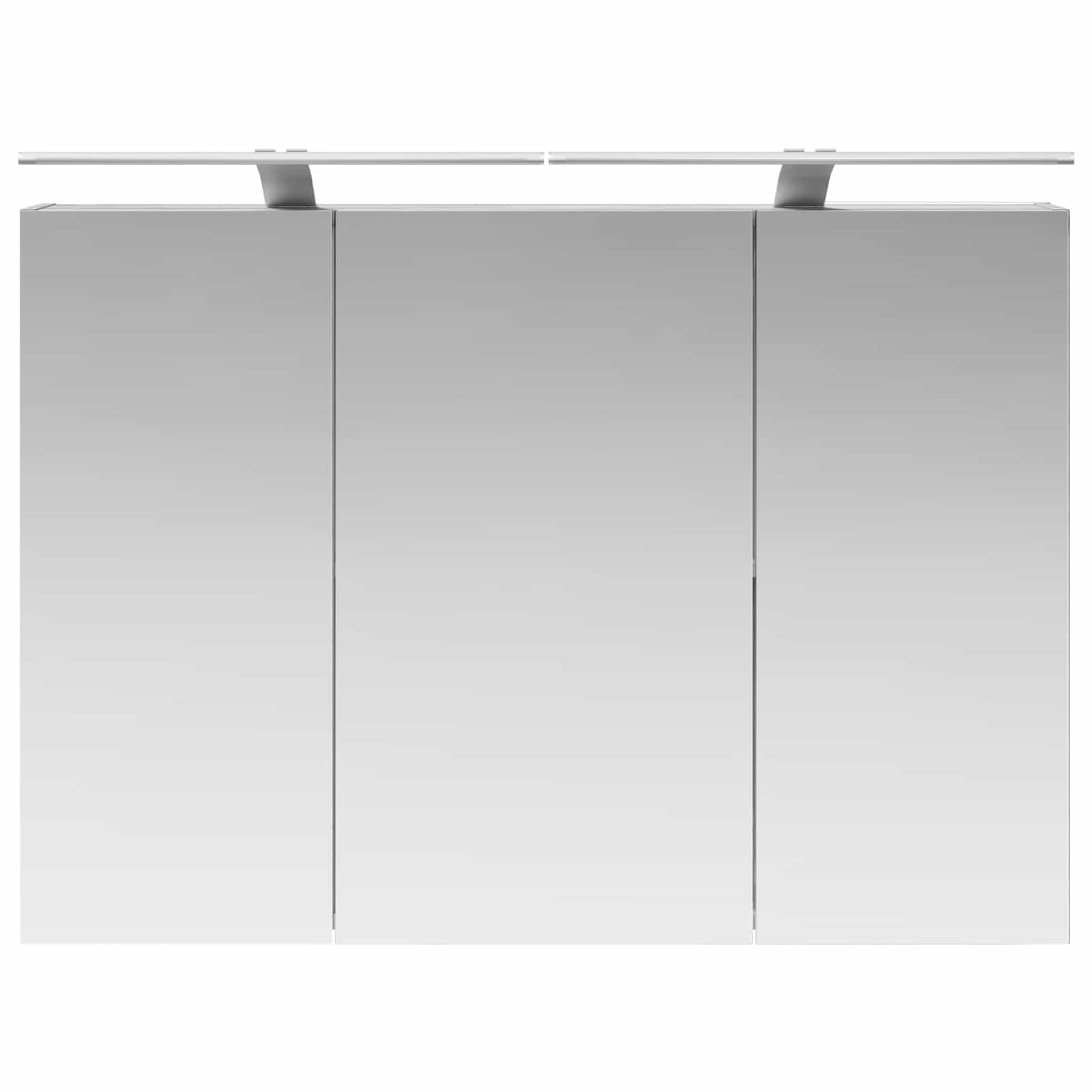 Mobiletto per specchio da bagno con lo scaffale Grigio Sonoma | homemem39