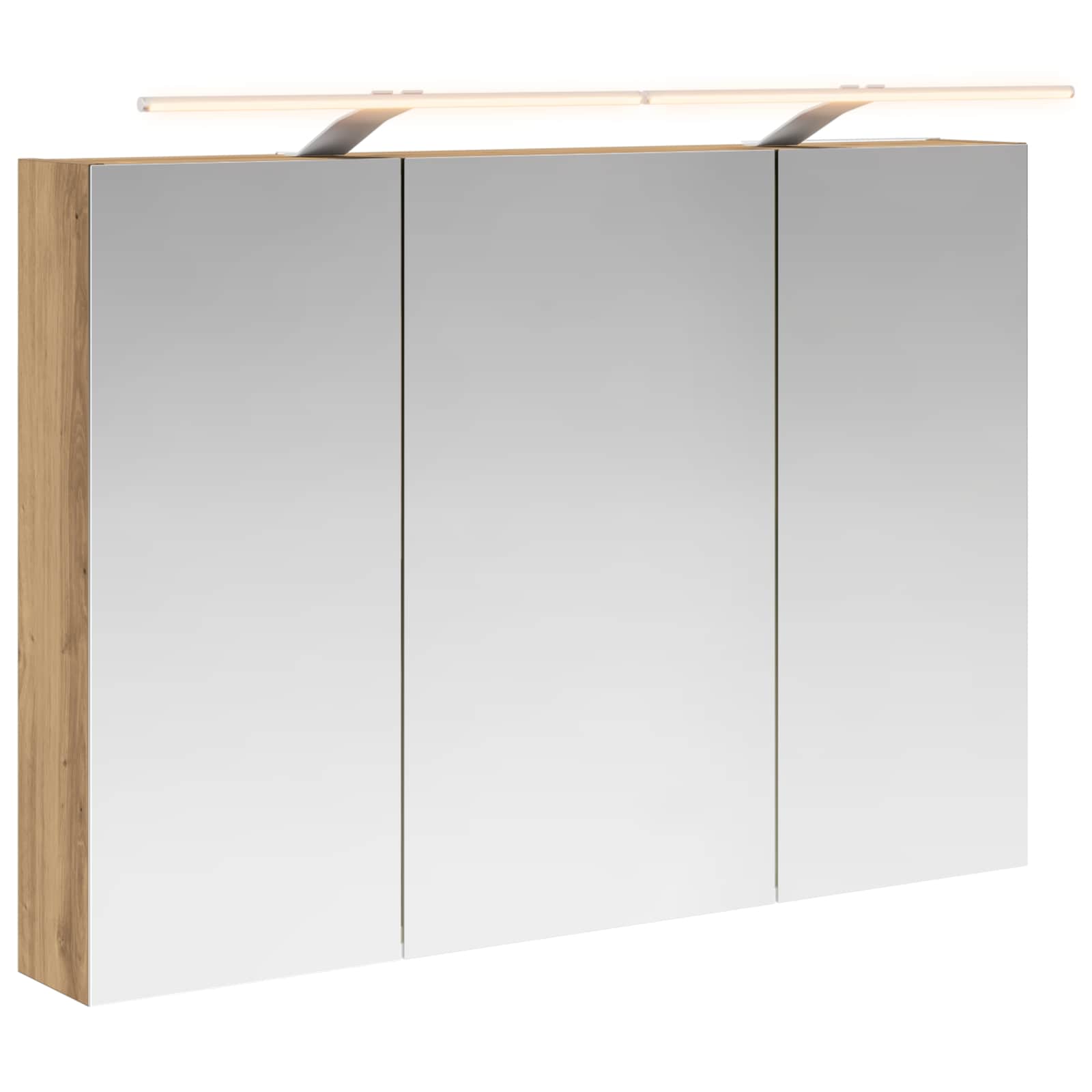 Mobiletto per specchio da bagno con porta Rovere Artigianale | homemem39
