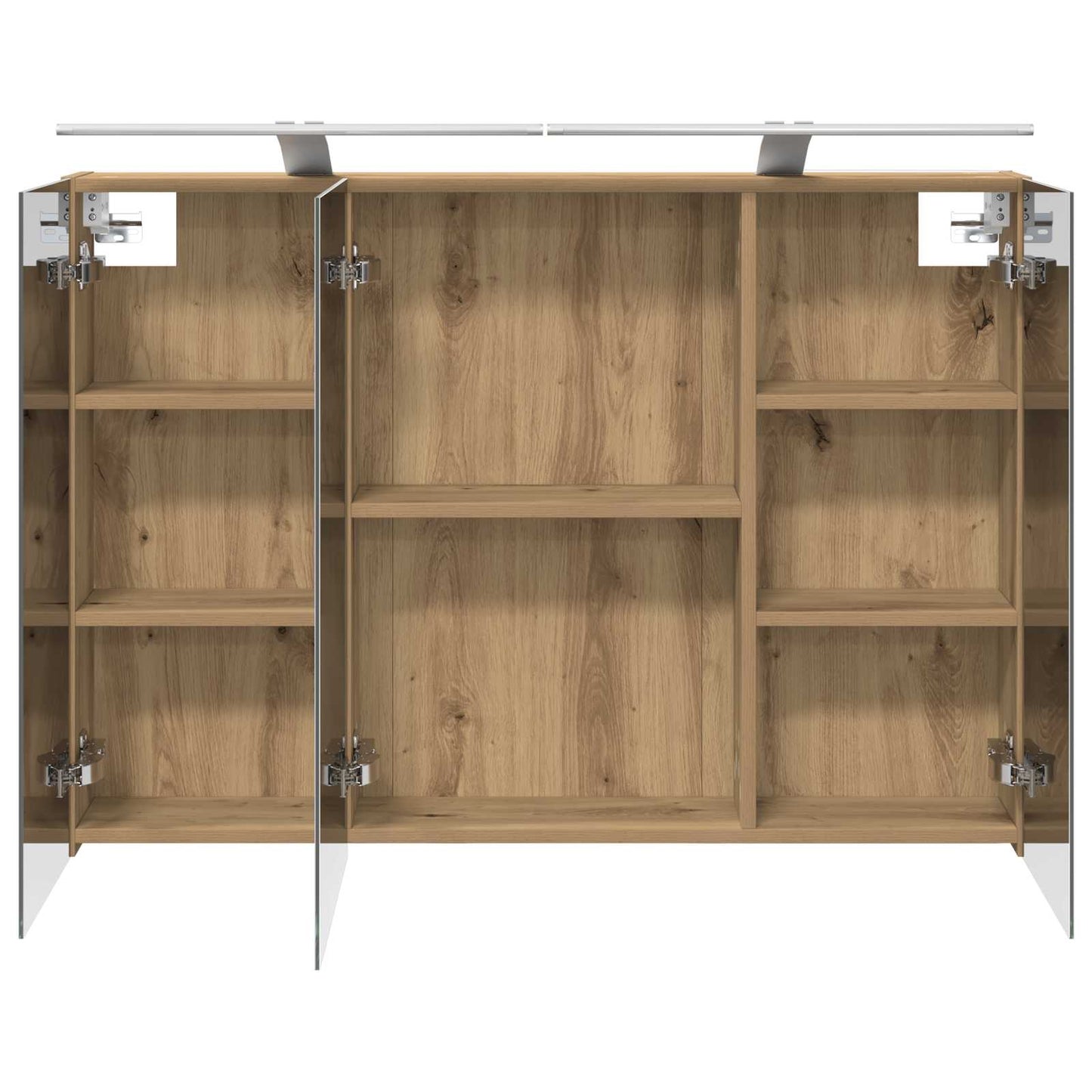 Mobiletto per specchio da bagno con porta Rovere Artigianale | homemem39