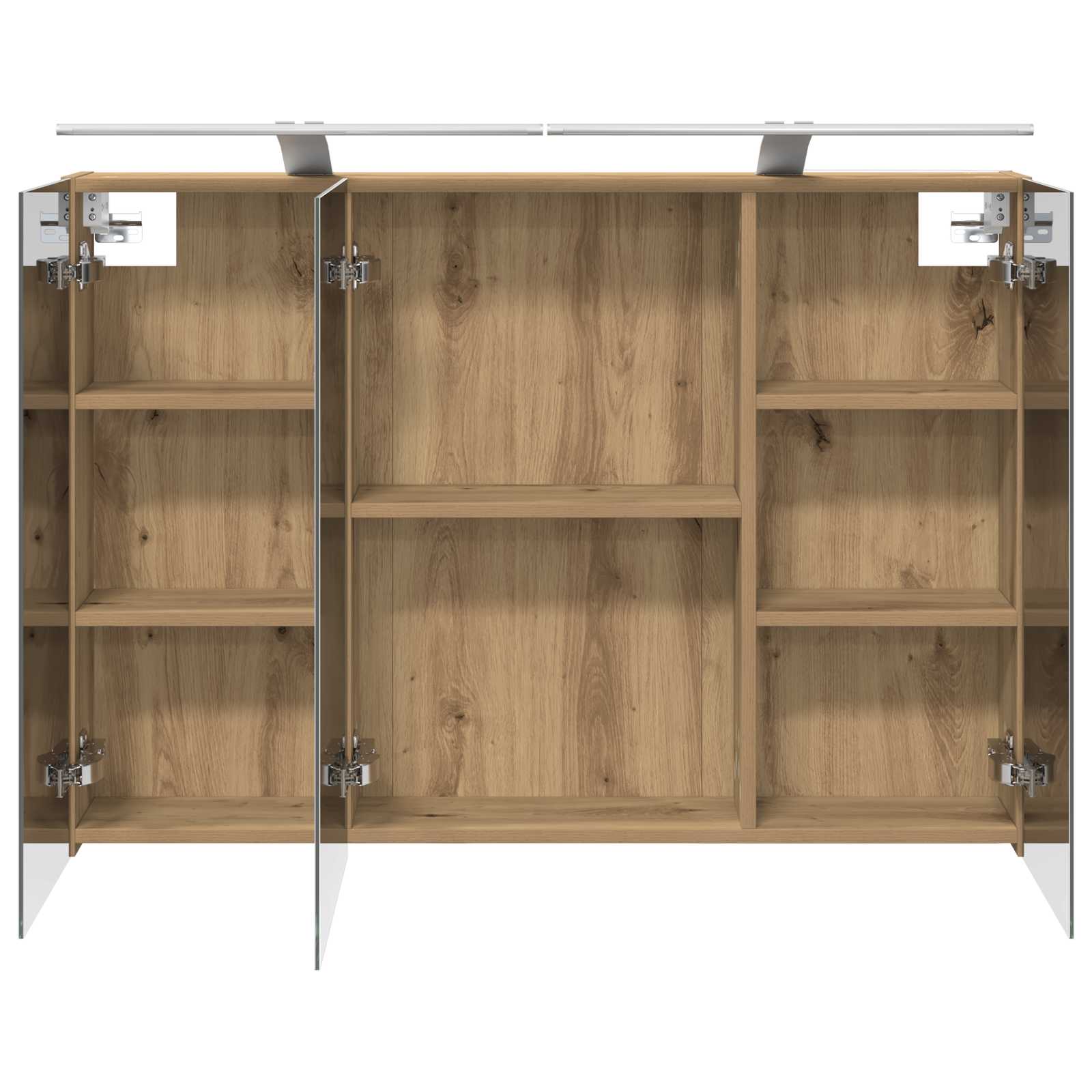 Mobiletto per specchio da bagno con porta Rovere Artigianale | homemem39