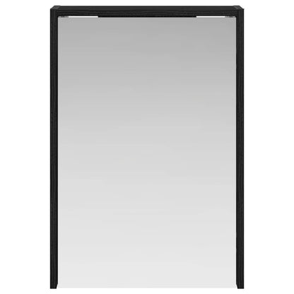Mobiletto per specchio da bagno Rovere Nero 43 x 16 x 62.5 cm | homemem39