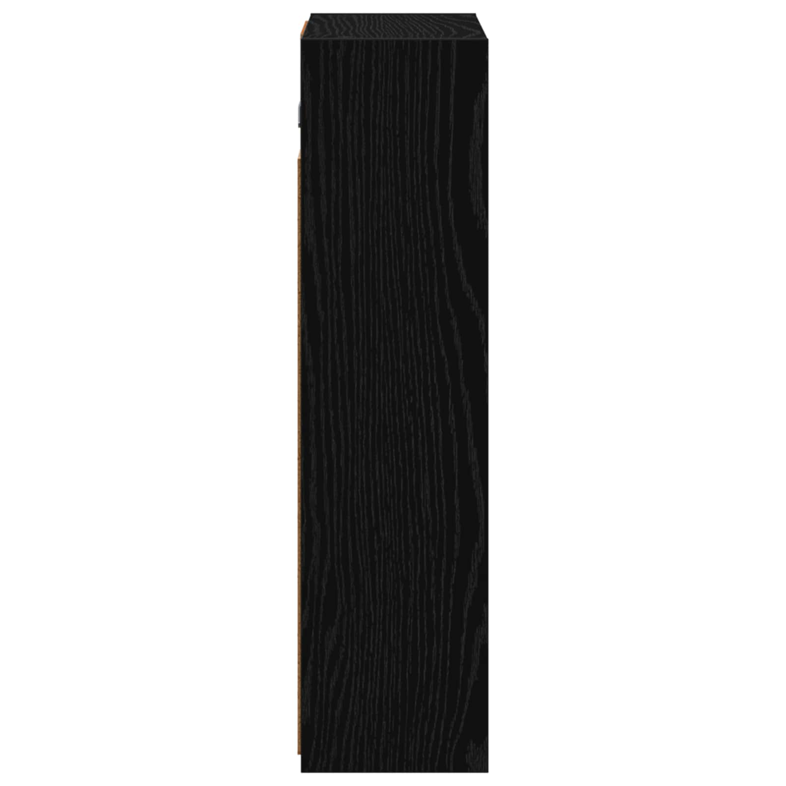 Mobiletto per specchio da bagno Rovere Nero 43 x 16 x 62.5 cm | homemem39
