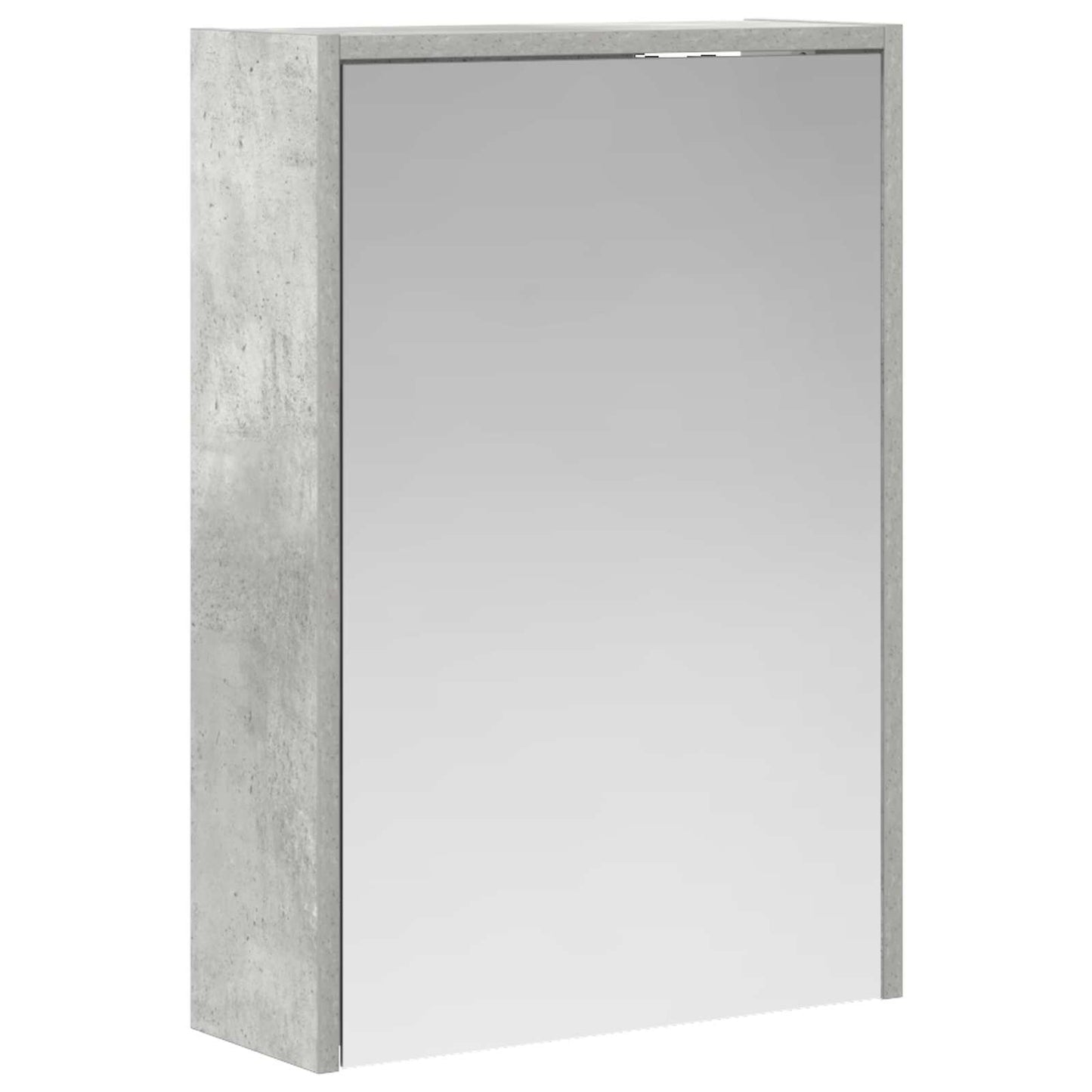 Mobiletto per specchio da bagno con lo scaffale Grigio cemento | homemem39
