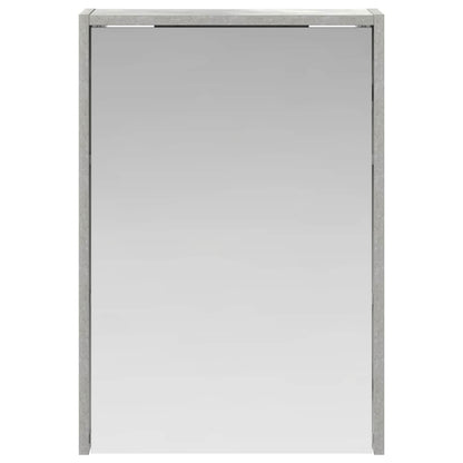 Mobiletto per specchio da bagno con lo scaffale Grigio cemento | homemem39