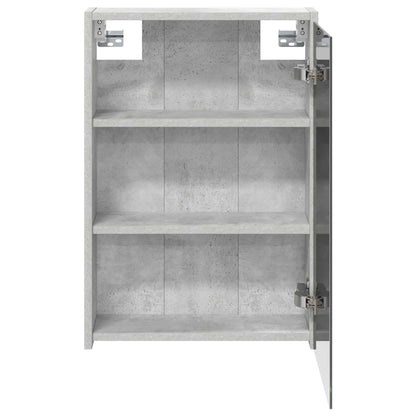 Mobiletto per specchio da bagno con lo scaffale Grigio cemento | homemem39