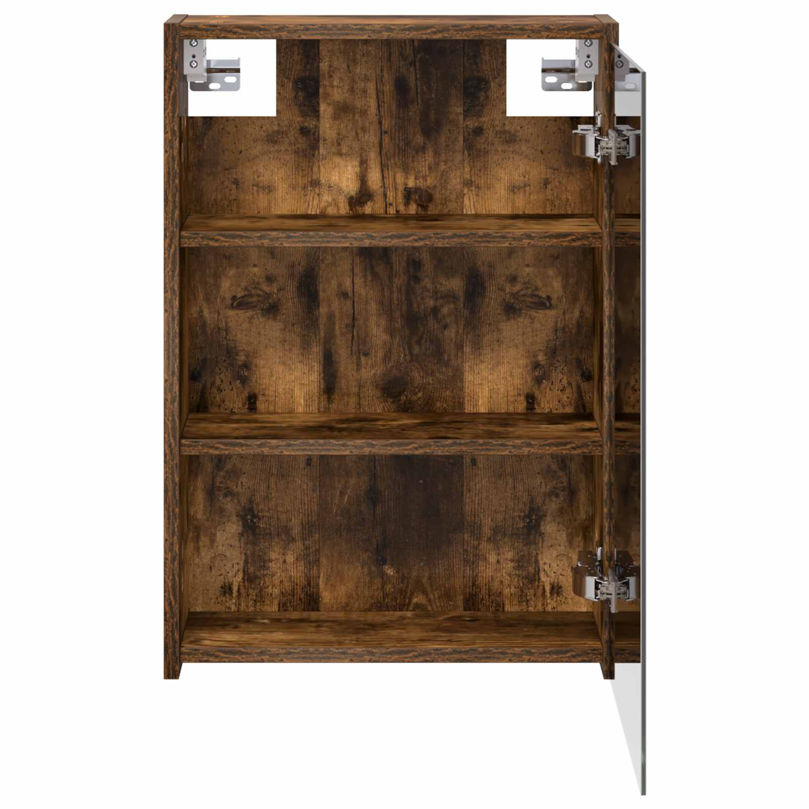 Mobiletto per specchio da bagno Rovere fumé 43 x 16 x 62.5 cm | homemem39